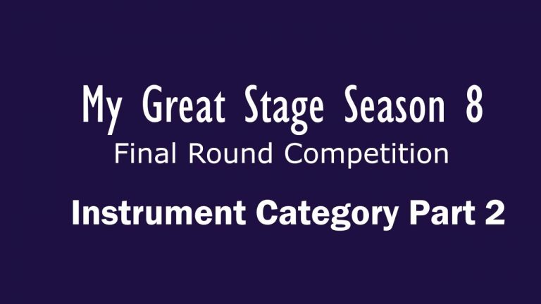 MGS S8 Final Round Competition Instrument Category Part 02