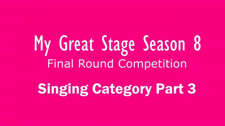 MGS S8 Final Round Competition Singing Category Part 03